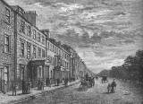 Engraving from 'Old & New Edinburgh'  -  Queen Street