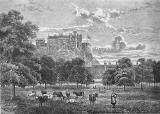 Engraving from 'Old & New Edinburgh'  -  The Meadows