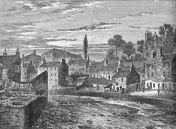 Engracing from 'Old & New Edinburgh'  -  Dean Village