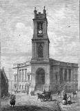 Engraving from 'Old & New Edinburgh'  -  St Stephen's Church