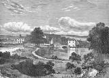 Engraving from 'Old & New Edinburgh'  -  Canonmills Loch