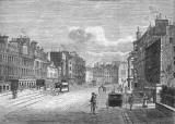 Engraving from 'Old & New Edinburgh'  -  Leith Walk