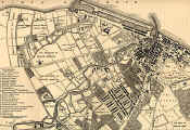 Engraving from 'Old & New Edinburgh'  -  Map of Leith  -  1804