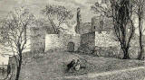 Engraving from 'Old & New Edinburgh'  -  Granton Castle