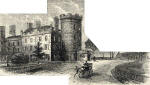 Engraving from Old & New Edinburgh  -   Barnton House