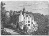 Engraving from 'Old & New Edinburgh  -  Hawthornden