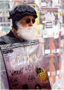 Edinburgh Festival 2004  -  The Royal Mile  -  Man with Poster
