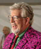 Rolf Harris at The Mound, Edinburgh  -  Recreating the Mona Lisa  -  28 August 2005