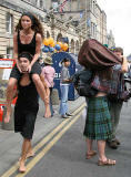 Edinburgh Festival, 2006  -  Street Entertainers