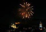 Edinburgh Festival Fireworks 2006 - seen from Calton Hill