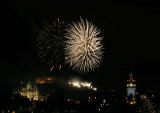 Edinburgh Festival Fireworks 2006 - seen from Calton Hill