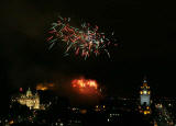 Edinburgh Festival Fireworks 2006 - seen from Calton Hill