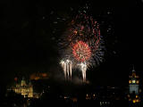 Edinburgh Festival Fireworks 2006 - seen from Calton Hill