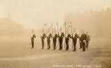 17th Lancers at Piershill Barracks  -  Guard, Full Dress  -  A&G Taylor Postcard, posted 1905