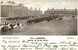 17th Lancers on Parade at Piershill Barracks  -  Inglis Postcard, Posted 1903