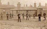 17th Lancers  -  Signalling Drill at Piershill Barracks  -  Inglis Postcard, Posted 1903