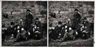 Stereo pair of photographs  - PSS Outing, 1856