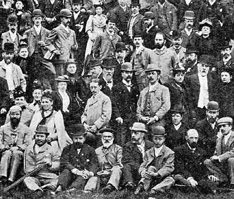 Photographic Convention of the UK  -  1892  -  Detail from the centre of the original photo