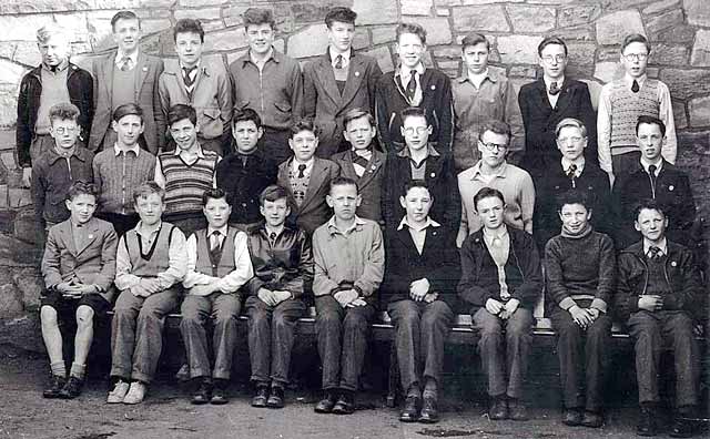 A school class at James Cark School, St Leonards, 1955
