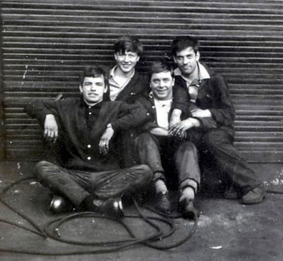 4 workers from Annandale Motors, around 1964