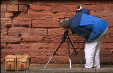 Photographer on the EPS Outing to Bamburgh Castle  -  1997