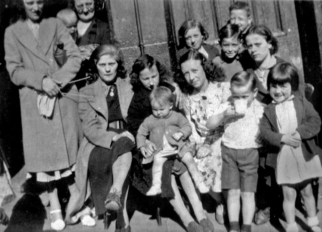 Blackfriars Street Residents  -  Photo probably taken in the early-1940s