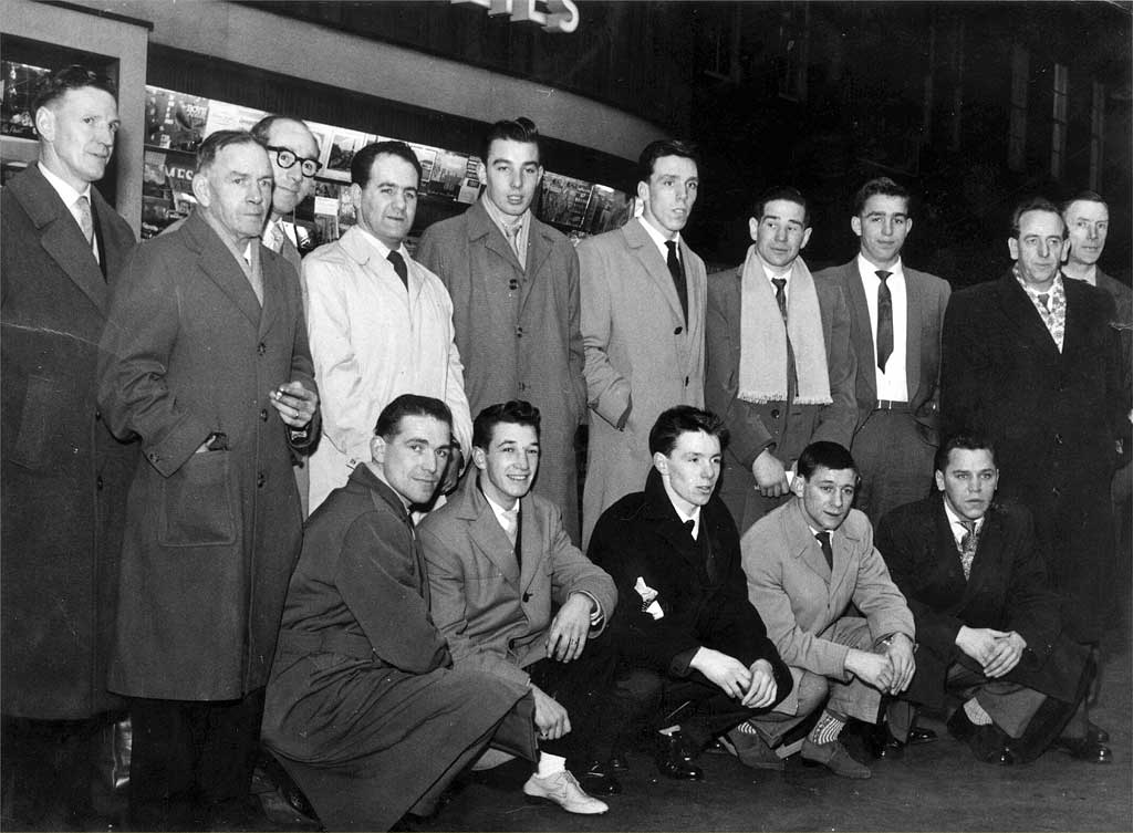 Boxing Team at Caledonian Station, 1960