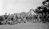 Leith Boys' Brigade  -  Cyclists at Cloan Farm Company Camp 