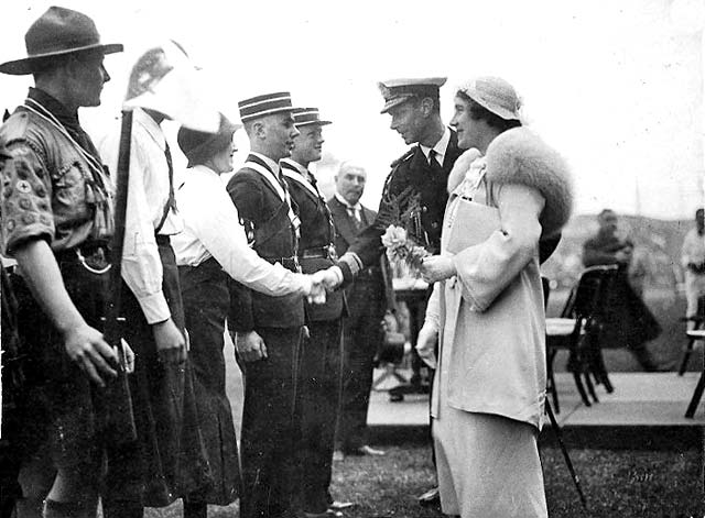 This photo may have been taken in Glasgow at the 50th Jubilee of the Boys' Brigade in 1933