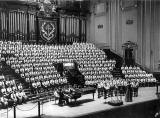 Broughton Secondary School Choir at Usher Hall, around 1953