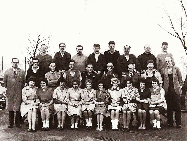 Bruce Peebles, Edinburgh  - Transformer Winding Shop Gang, 1963-64