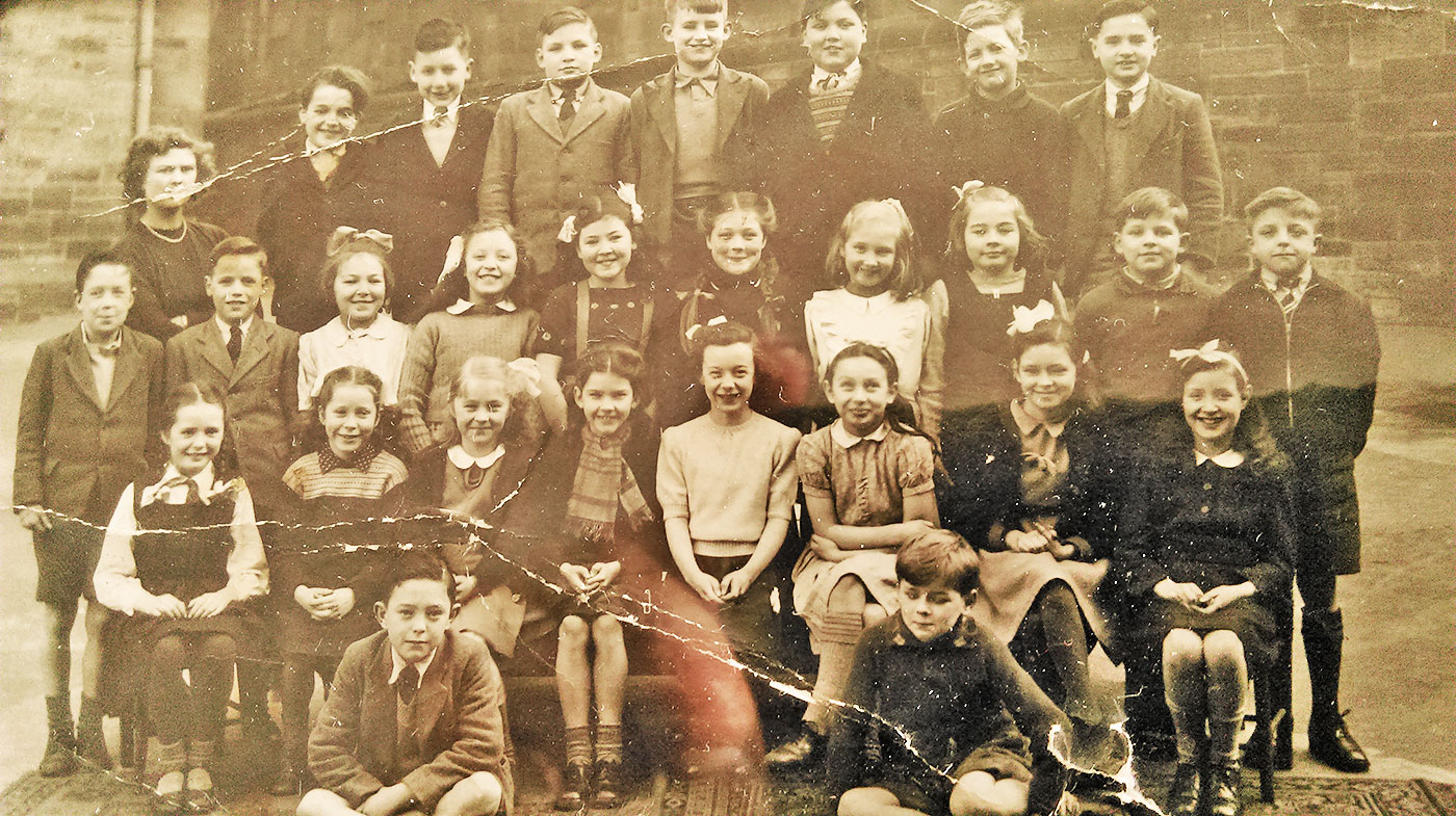 Canonmills Primary School Class - Phototaken around 1944-46