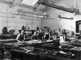 R&R Clark, Brandon Street, Canonmills  -  Depositors in Caseroom No.2, around 1953