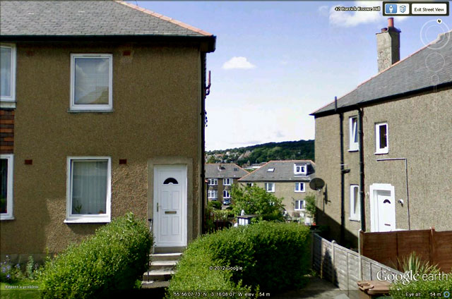 49 Carrick Knowe Hill - location of the Coronation Party photo taken in 1953