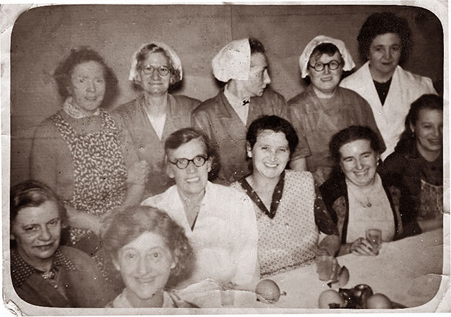 The Cooking Centre staff at Craigmillar Primary School: 1960s