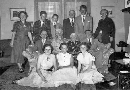A Devlin family get together in New York, around 1951