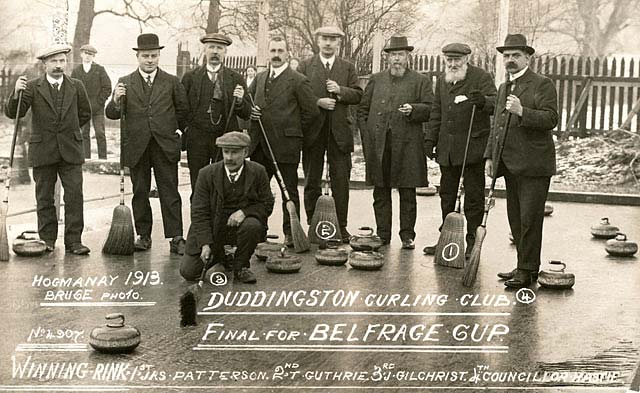 Curling Match at Duddingston  -  December 31, 1913