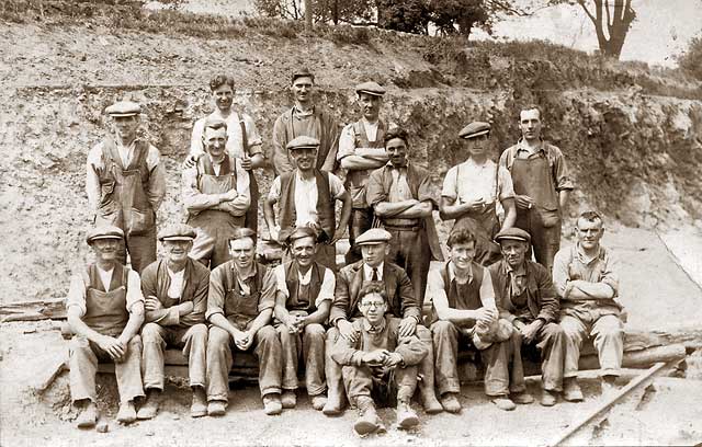 Workers on an Edinburgh Construction Site - Around 1947