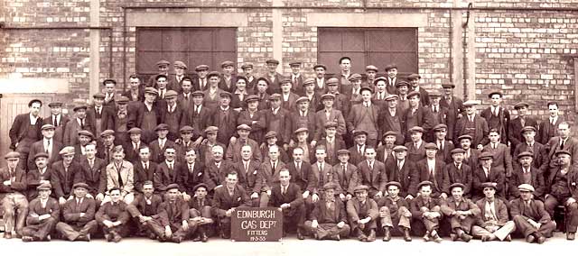 Edinburgh Gas Dept Fitters  -  1933