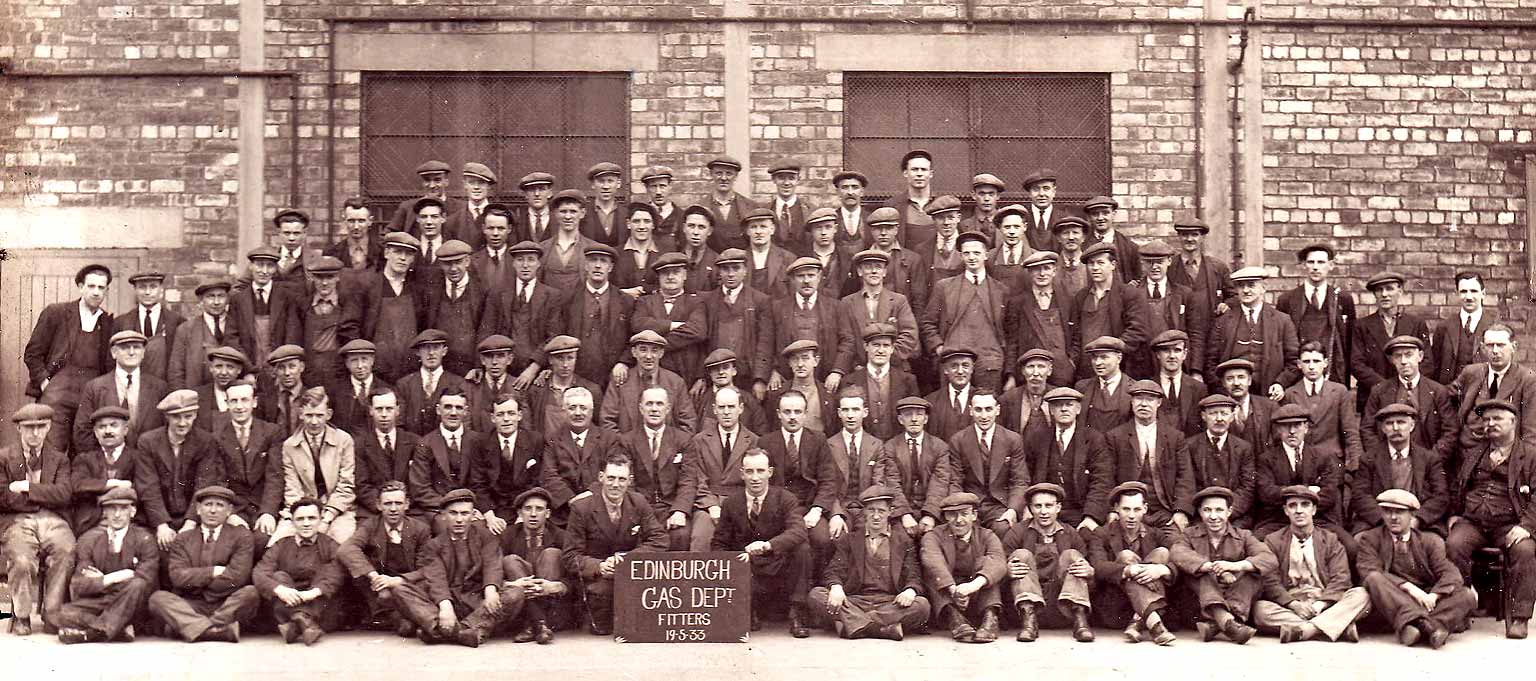 Edinburgh Gas Dept Fitters  -  1933