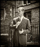 Edinburgh University, Rectorial Battle Day 1963  -  Duke of Edinburgh, applauding