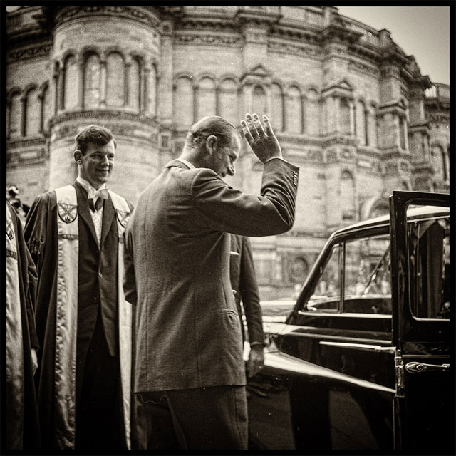 Edinburgh University, Rectorial Battle Day 1963 - James Robertson Justice