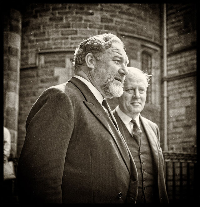 Edinburgh University, Rectorial Battle Day 1963 - James Robertson Justice