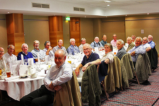 1963 Ferranti Apprentices at their Reunion Dinner in 2013