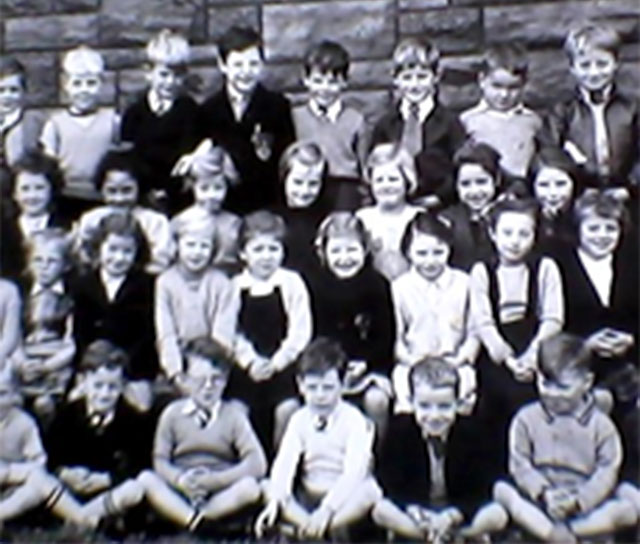 Primary 1 Class at Flora Stevenson's School, Comely Bank, Edinburgh  -  1955