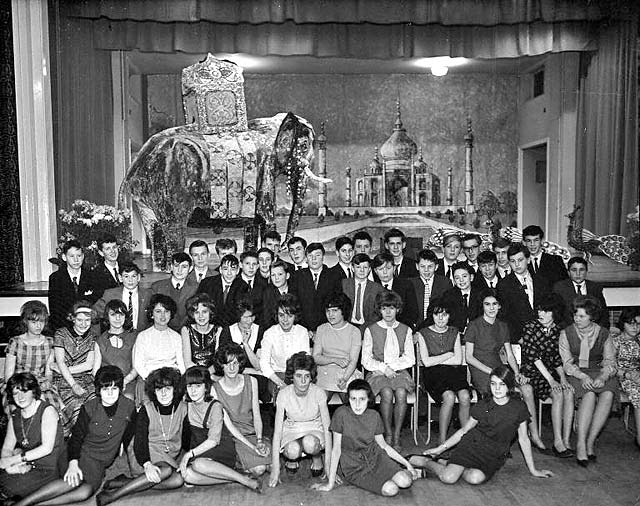 Gracemount Secondary School  -  Christmas Decorations 1958