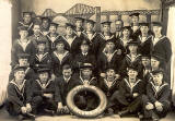 The Crew of HMS Columbine, photographed at Peter McGill's studio, Queensferry