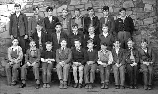 A School Class at James Clark's School Class  -  1953