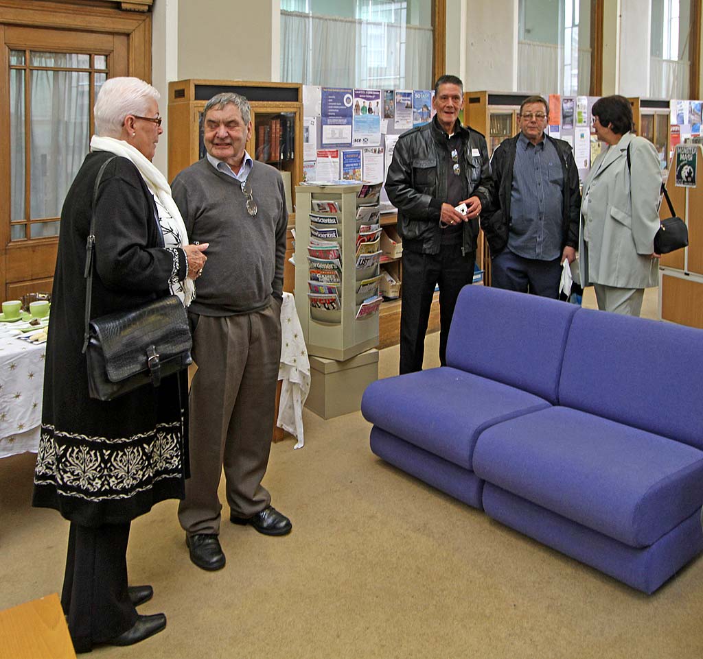 A surprise party for John Stewart, creator of the Old Leither web site.  The party was held at Leith Library on October 9, 2010.