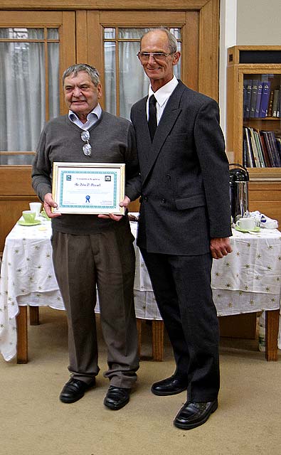 A surprise party for John Stewart, creator of the Old Leither web site.  The party was held at Leith Library on October 9, 2010.